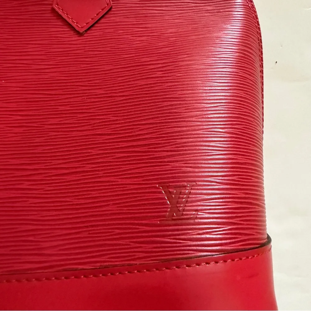 Louis Vuitton Epic Red Alma Bag